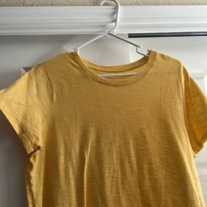 Old Navy Yellow Striped Tshirt
